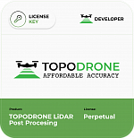 TOPODRONE LiDAR Post Processing Perpetual License TOPODRONE LiDAR Post Processing Perpetual License